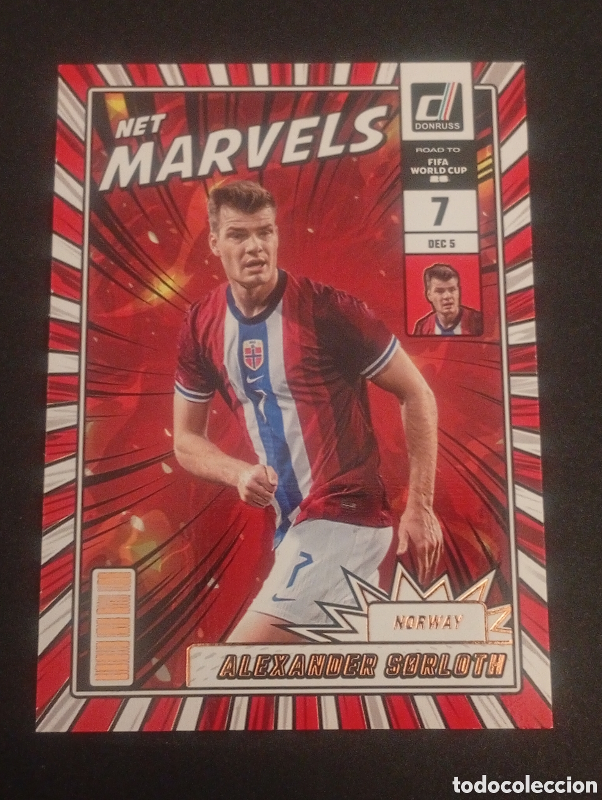 Cromos de f&uacute;tbol: SORLOTH NORWEY NORUEGA NET MARVELS 2026 FIFA WORLD CUP MUNDIAL DONRUSS ROAD 26 CROMOS CARDS TOPPS