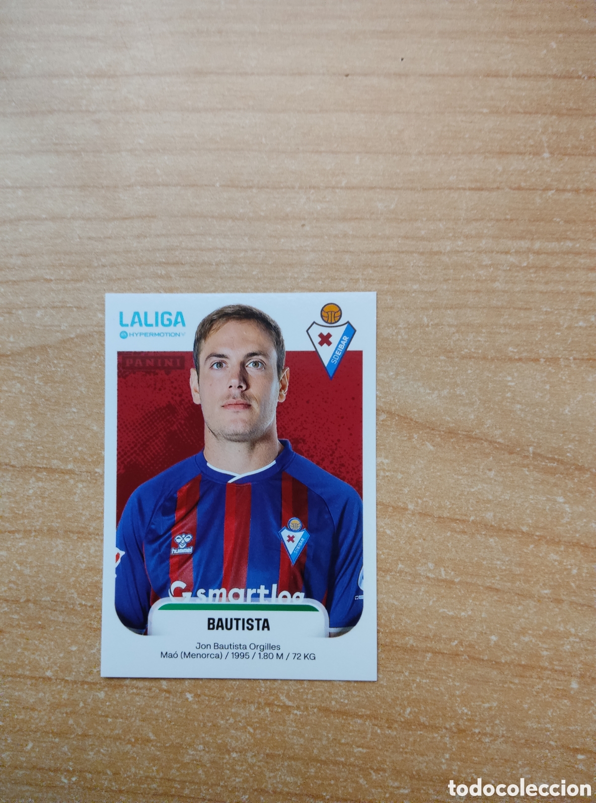 Cromos de f&uacute;tbol: 210 BAUTISTA EIBAR LIGA HYPERMOTION 2025 2026