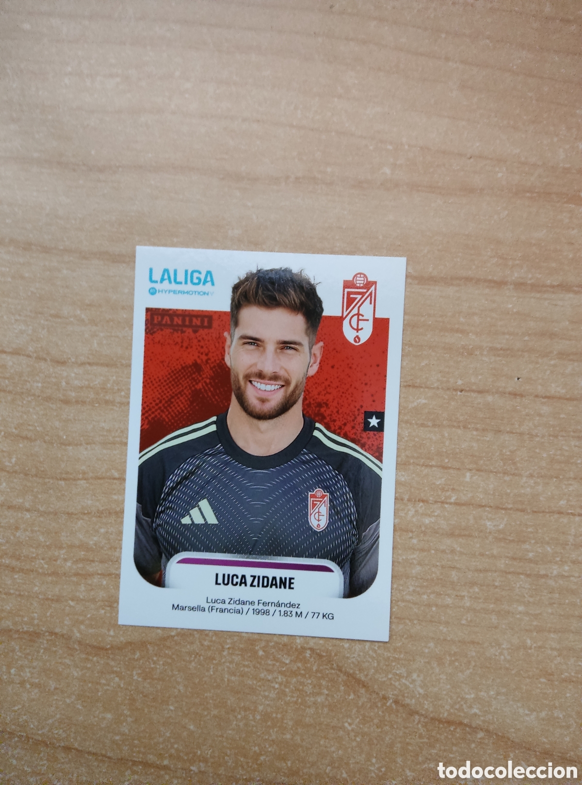 Cromos de f&uacute;tbol: 213 LUCA ZIDANE GRANADA LIGA HYPERMOTION 2025 2026