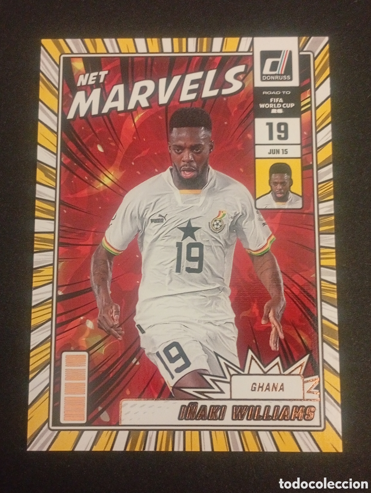 Cromos de f&uacute;tbol: I&Ntilde;AKI WILLIAMS GHANA ATHLETIC BILBAO MARVELS 2026 FIFA WORLD CUP MUNDIAL DONRUSS ROAD CARDS TOPPS
