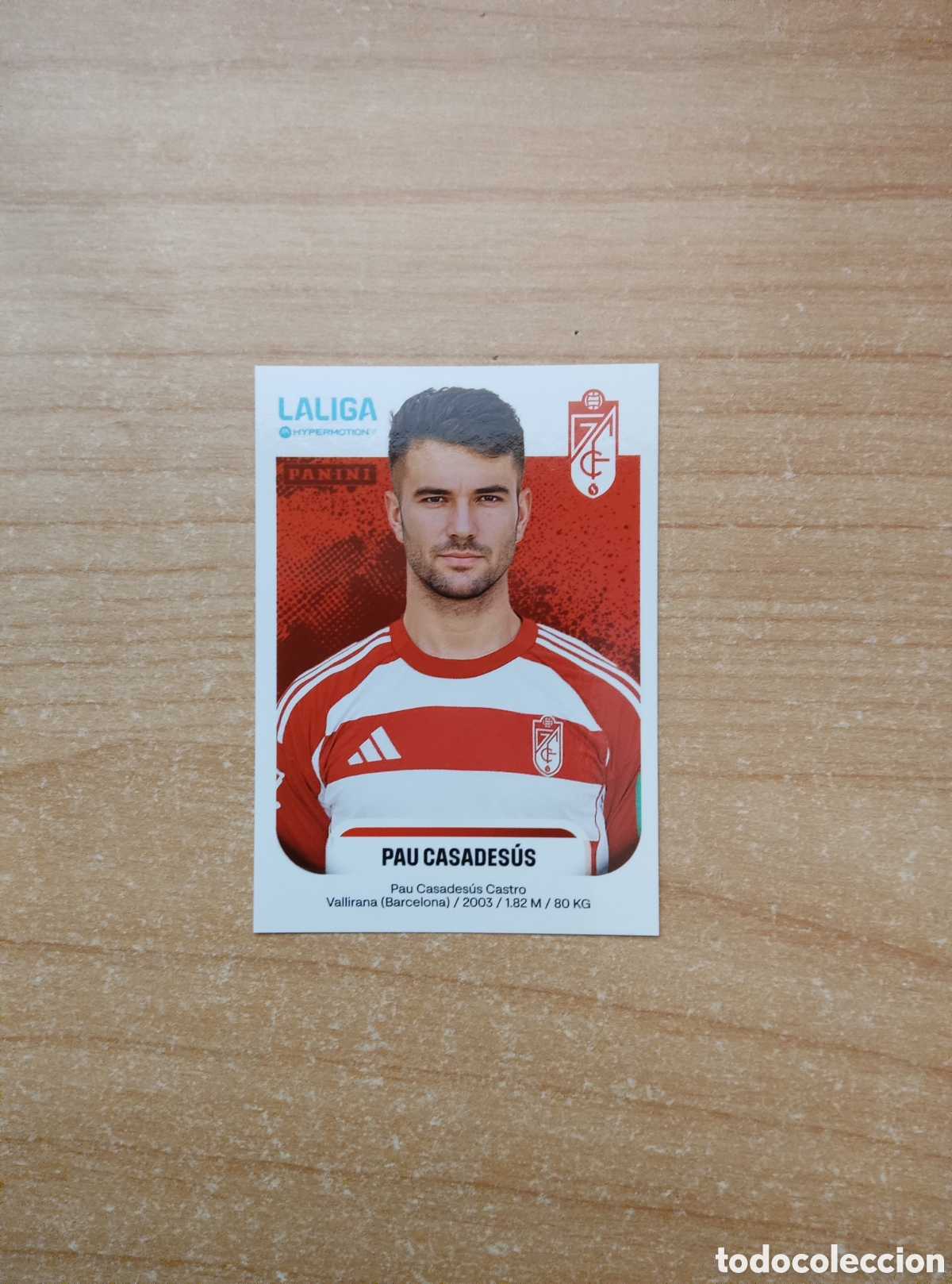 Cromos de f&uacute;tbol: 216A PAU CASADESUS GRANADA LIGA HYPERMOTION 2025 2026