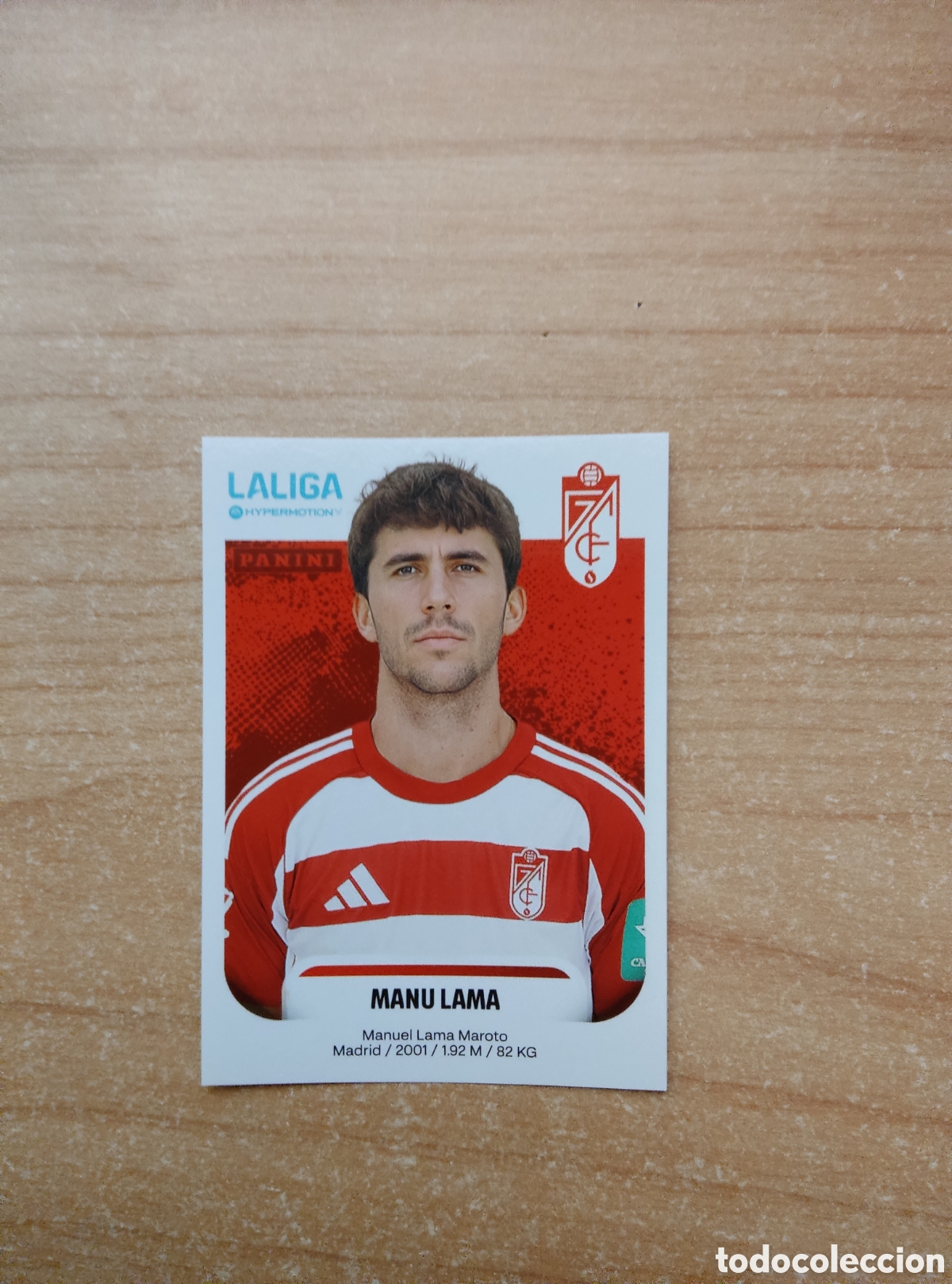 Cromos de f&uacute;tbol: 217 MANU LAMA GRANADA LIGA HYPERMOTION 2025 2026