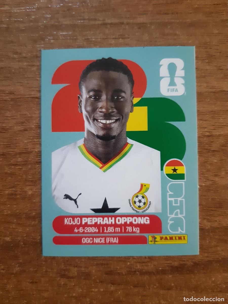 Cromos de f&uacute;tbol: KOJO PEPRAH OPPONG GHANA UPDATE SET ACTUALIZACI&Oacute;N MUNDIAL 2026 PANINI STICKERS. NUEVO