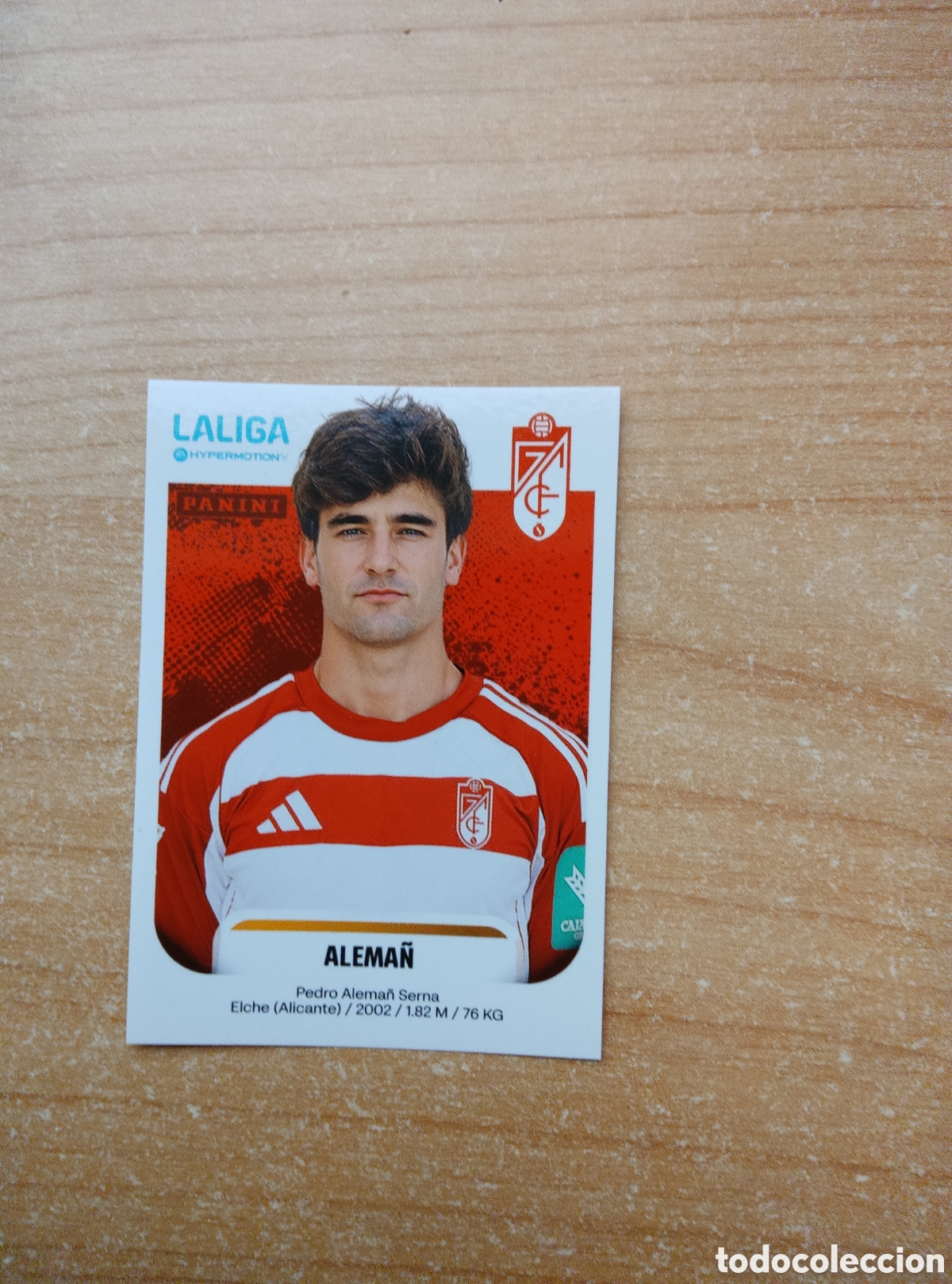 Cromos de f&uacute;tbol: 224 ALEMA&Ntilde; GRANADA LIGA HYPERMOTION 2025 2026