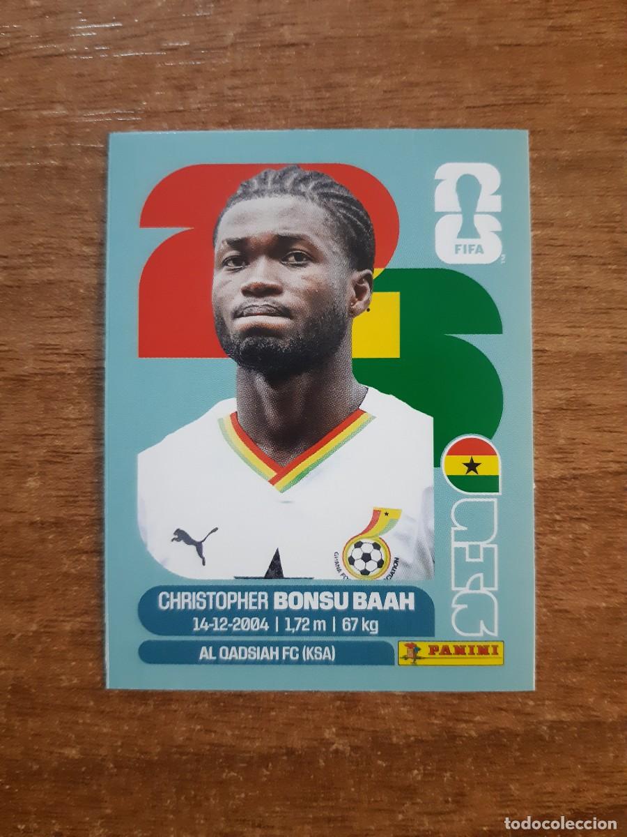 Cromos de f&uacute;tbol: CHRISTOPHER BONSU BAAH GHANA UPDATE SET ACTUALIZACI&Oacute;N MUNDIAL 2026 PANINI STICKERS. NUEVO