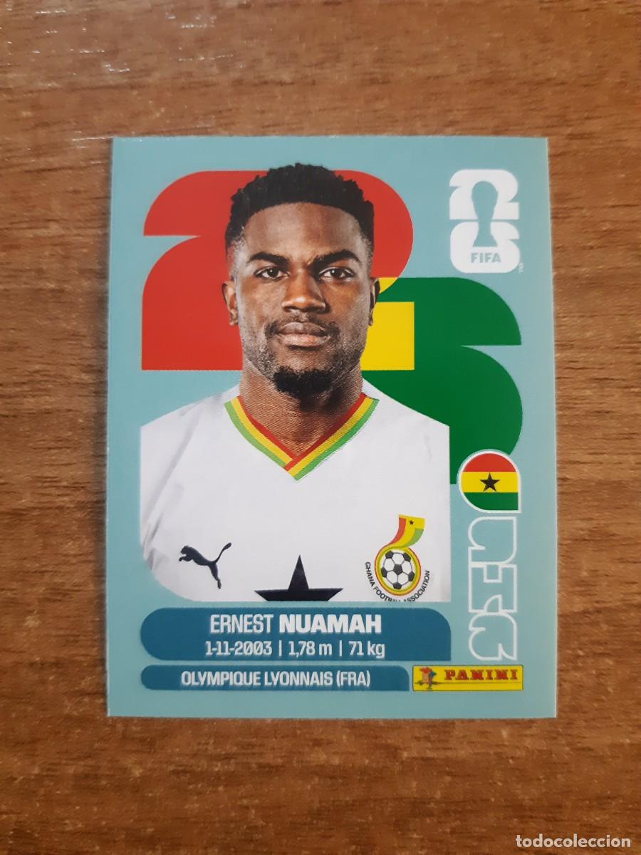 Cromos de f&uacute;tbol: ERNEST NUAMAH GHANA UPDATE SET ACTUALIZACI&Oacute;N MUNDIAL 2026 PANINI STICKERS. NUEVO