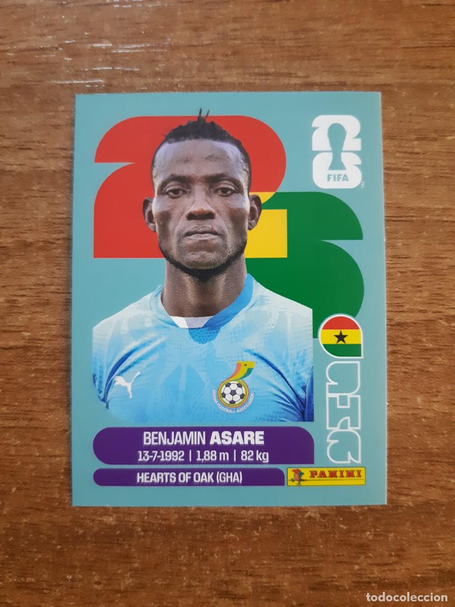 Cromos de f&uacute;tbol: BENJAMIN ASARE GHANA UPDATE SET ACTUALIZACI&Oacute;N MUNDIAL 2026 PANINI STICKERS. NUEVO