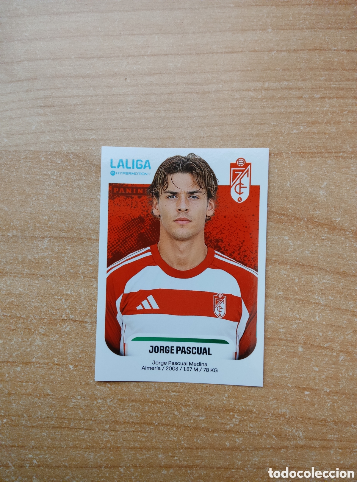 Cromos de f&uacute;tbol: 228 JORGE PASCUAL GRANADA LIGA HYPERMOTION 2025 2026