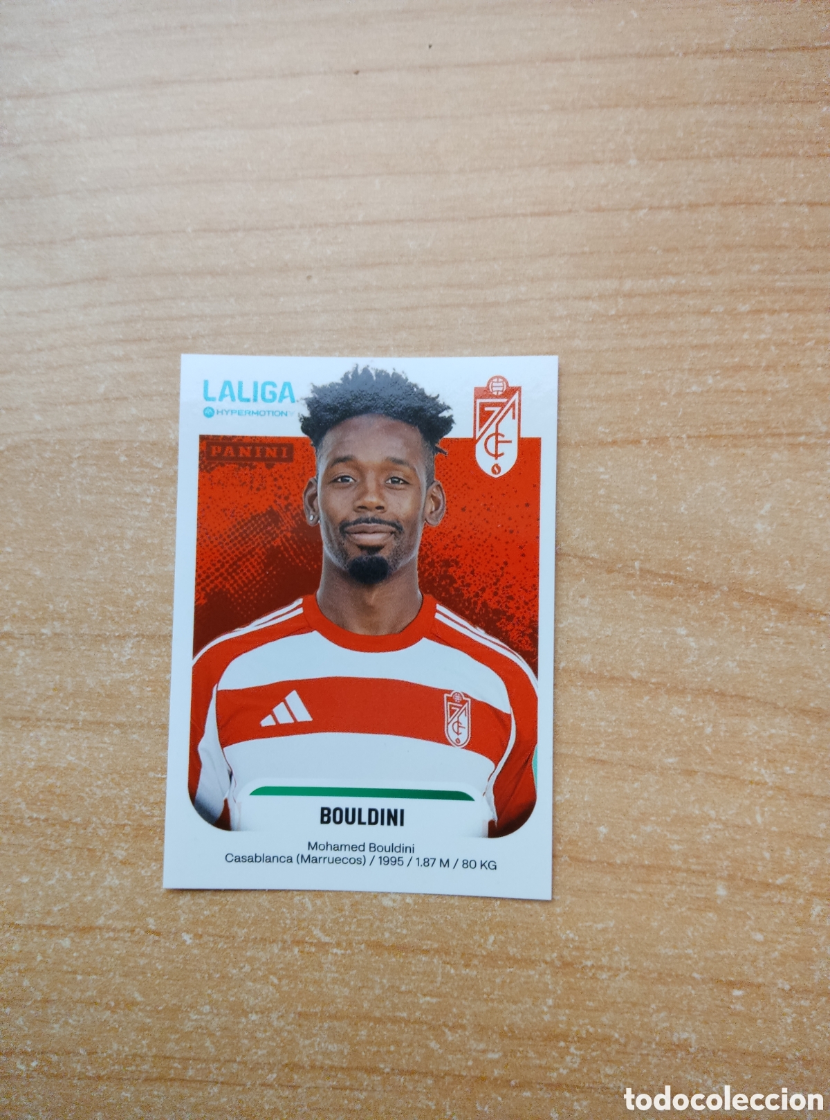Cromos de f&uacute;tbol: 229 BOULDINI GRANADA LIGA HYPERMOTION 2025 2026