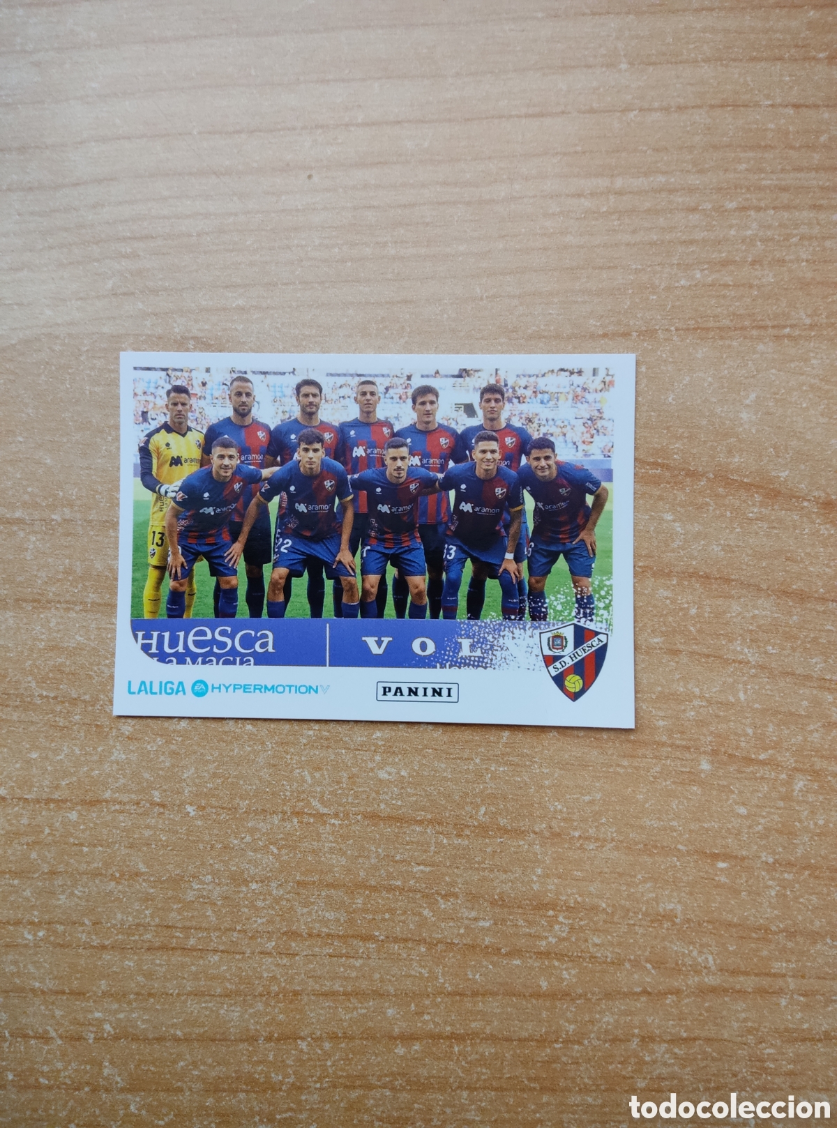 Cromos de f&uacute;tbol: 231 EQUIPO HUESCA LIGA HYPERMOTION 2025 2026