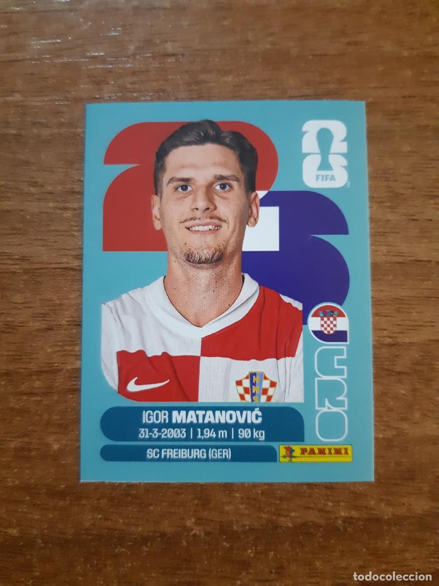 Cromos de f&uacute;tbol: IGOR MATANOVIC CROACIA UPDATE SET ACTUALIZACI&Oacute;N MUNDIAL 2026 PANINI STICKERS. NUEVO