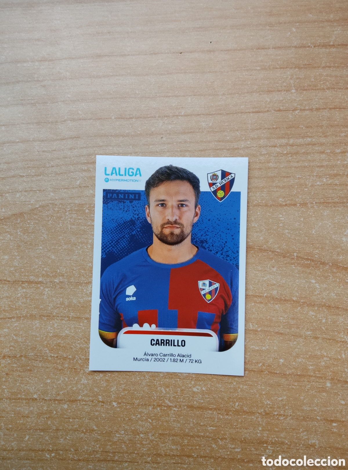 Cromos de f&uacute;tbol: 235 CARRILLO HUESCA LIGA HYPERMOTION 2025 2026
