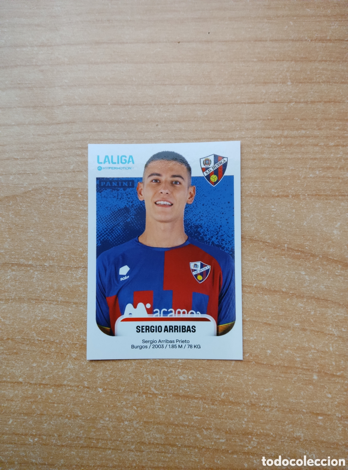 Cromos de f&uacute;tbol: 237A SERGIO ARRIBAS HUESCA LIGA HYPERMOTION 2025 2026