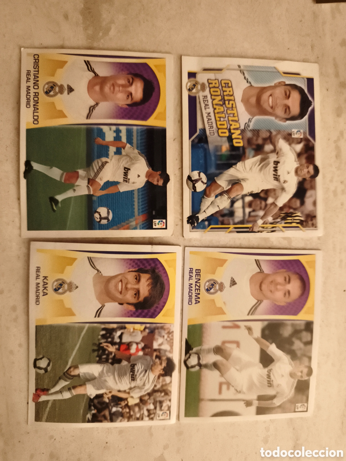Cromos de f&uacute;tbol: Lote futbolistas real Madrid 2009-2010/2011