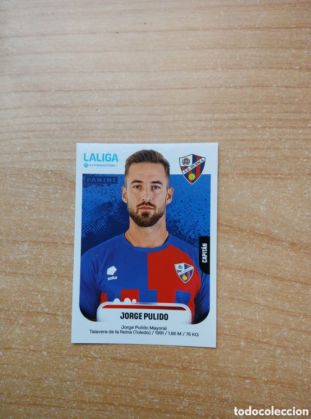 Cromos de f&uacute;tbol: 238 JORGE PULIDO HUESCA LIGA HYPERMOTION 2025 2026