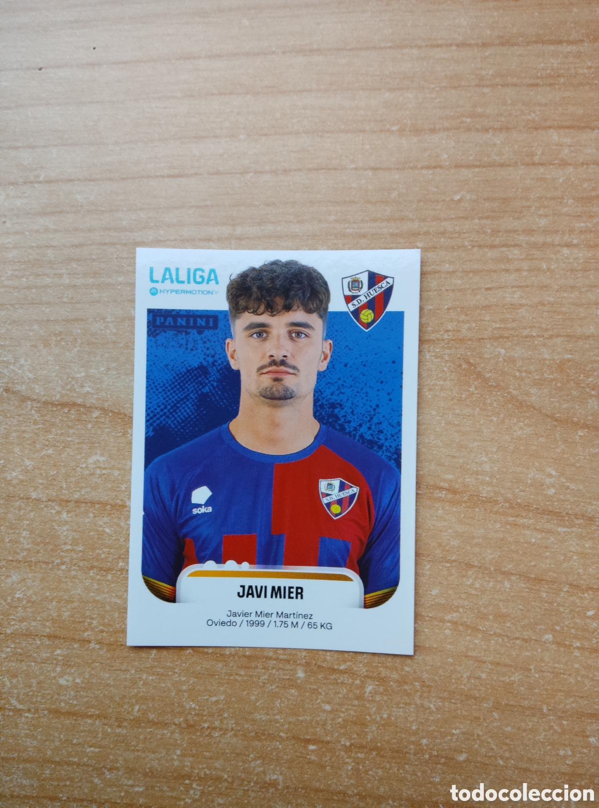 Cromos de f&uacute;tbol: 241A JAVI MIER HUESCA LIGA HYPERMOTION 2025 2026