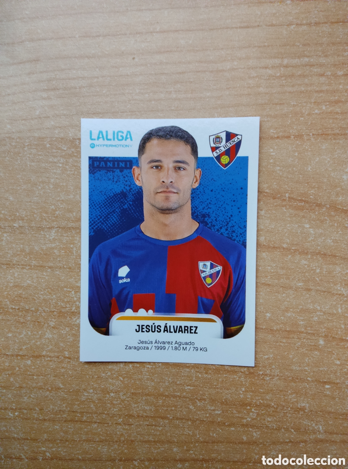 Cromos de f&uacute;tbol: 241B JESUS ALVAREZ HUESCA LIGA HYPERMOTION 2025 2026