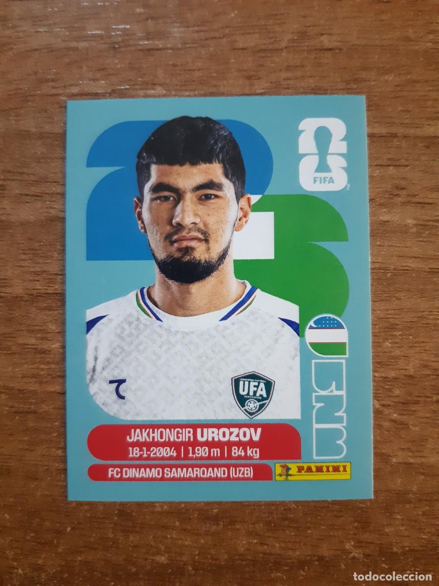 Cromos de f&uacute;tbol: JAKHONGIR UROZOV UZBEKISTAN UPDATE SET ACTUALIZACI&Oacute;N MUNDIAL 2026 PANINI STICKERS. NUEVO