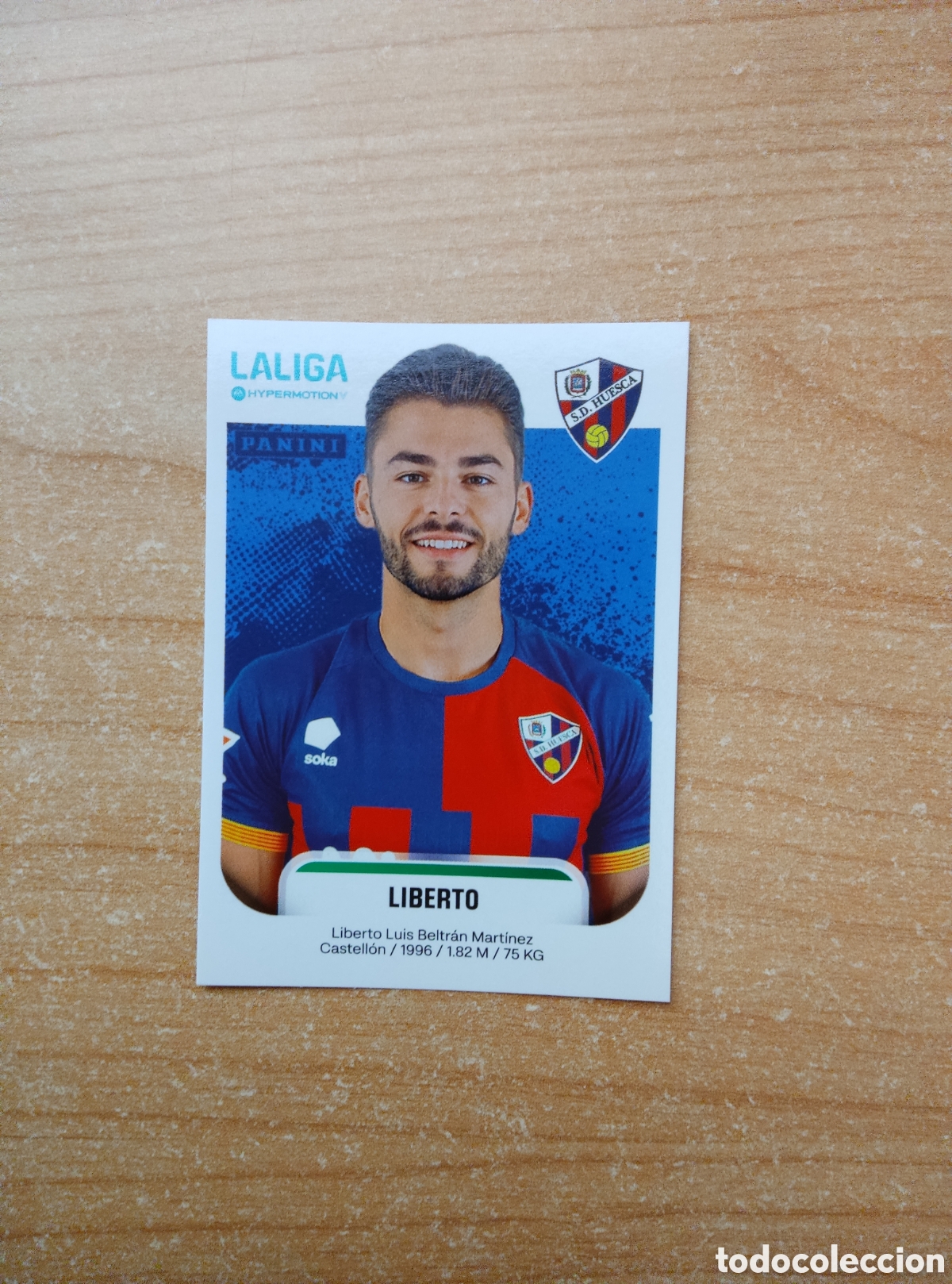Cromos de f&uacute;tbol: 245 LIBERTO HUESCA LIGA HYPERMOTION 2025 2026