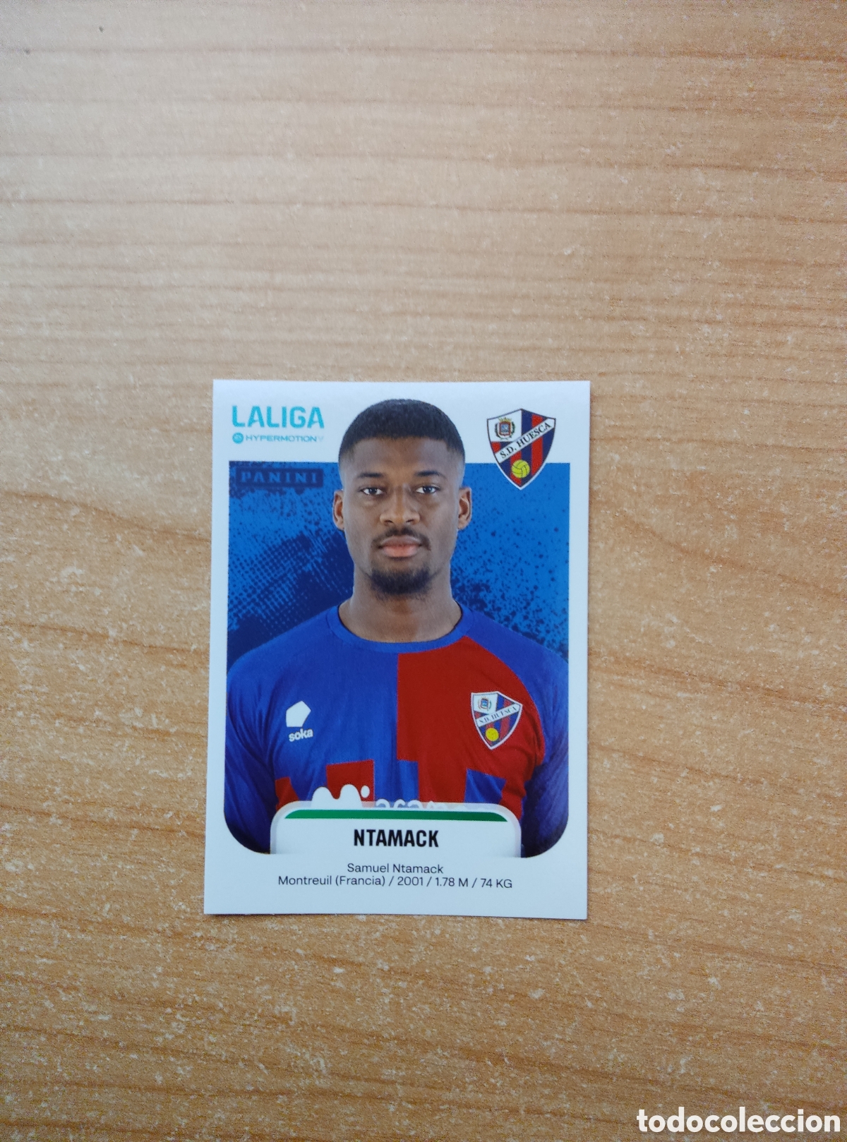 Cromos de f&uacute;tbol: 247 NTAMACK HUESCA LIGA HYPERMOTION 2025 2026