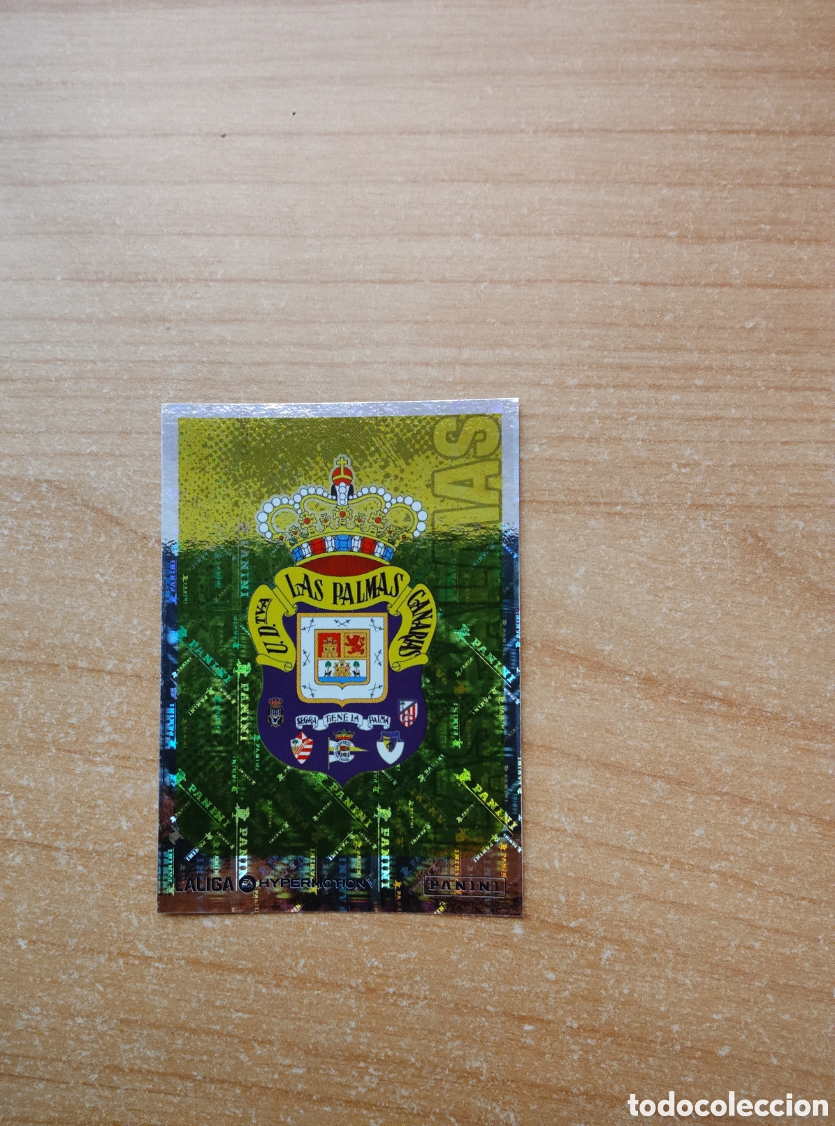 Cromos de f&uacute;tbol: 249 ESCUDO UD LAS PALMAS LIGA HYPERMOTION 2025 2026