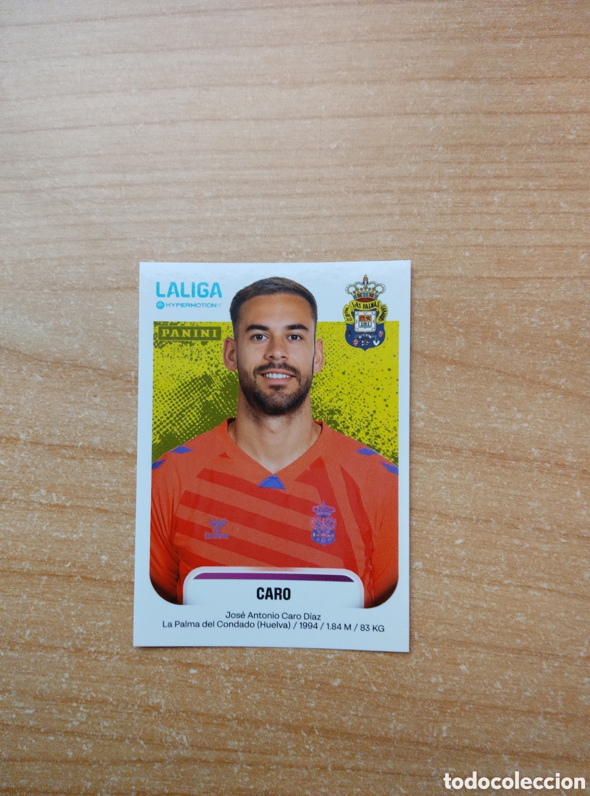Cromos de f&uacute;tbol: 252 CARO UD LAS PALMAS LIGA HYPERMOTION 2025 2026
