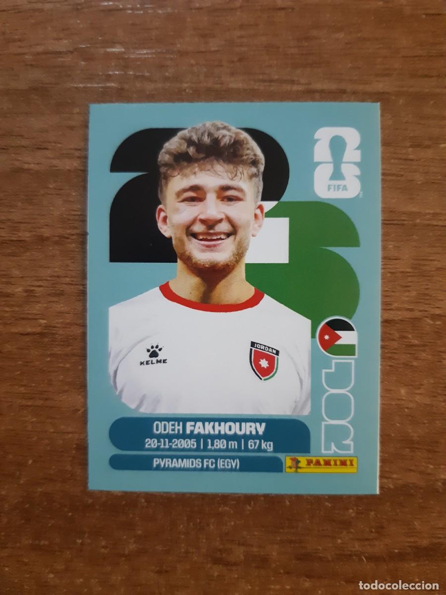 Cromos de f&uacute;tbol: ODEH FAKHOURY JORDANIA UPDATE SET ACTUALIZACI&Oacute;N MUNDIAL 2026 PANINI STICKERS. NUEVO