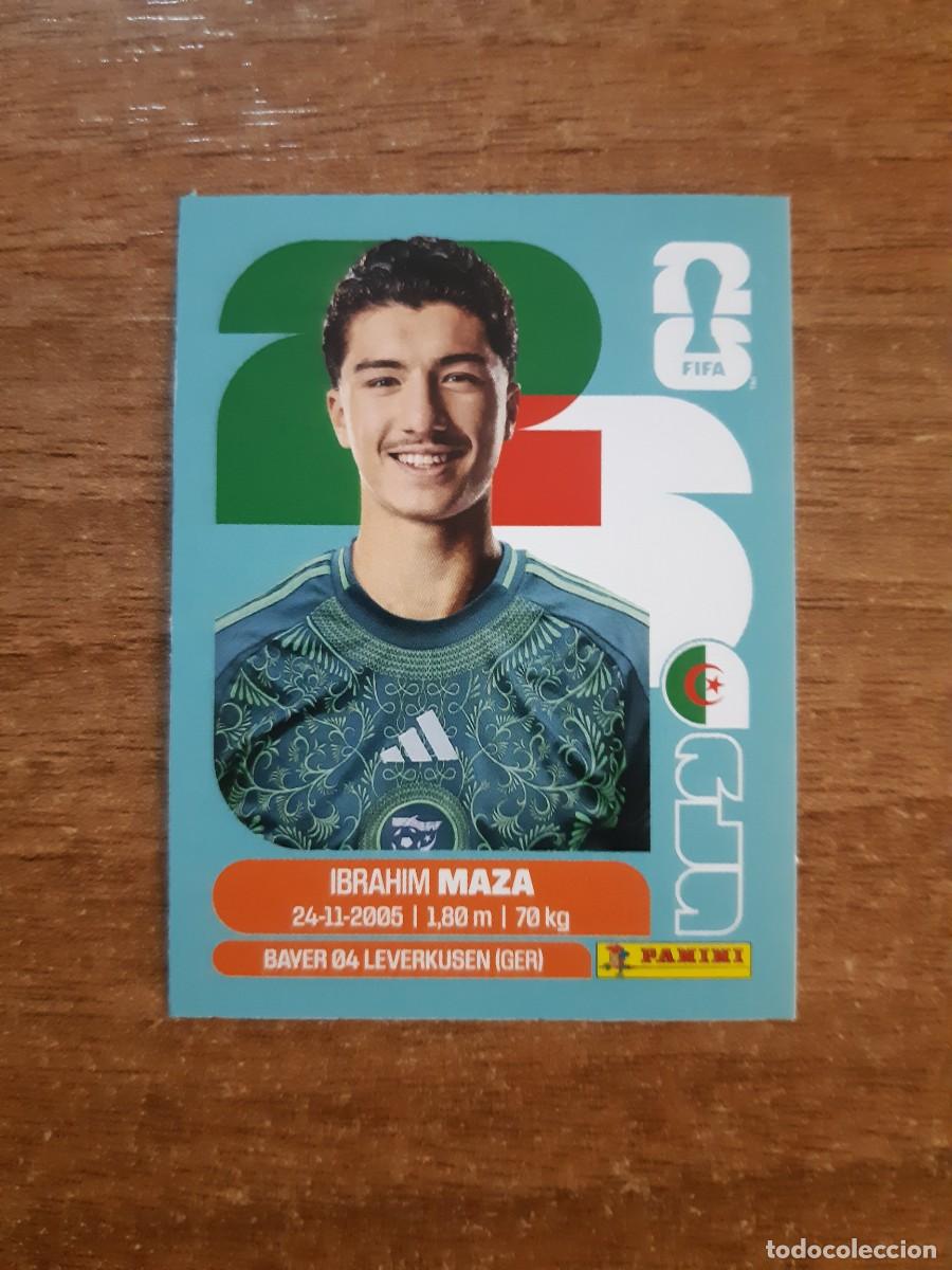 Cromos de f&uacute;tbol: IBRAHIM MAZA ARGELIA UPDATE SET ACTUALIZACI&Oacute;N MUNDIAL 2026 PANINI STICKERS. NUEVO