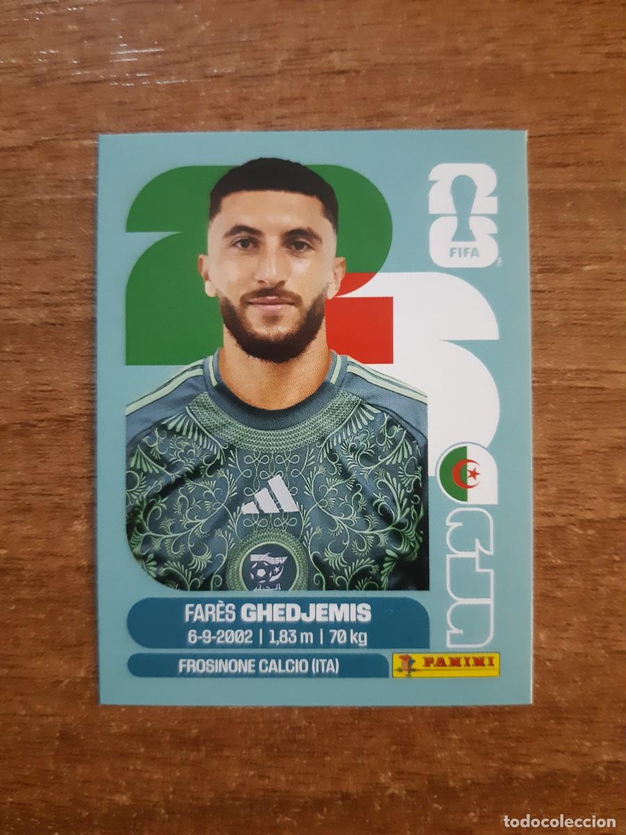 Cromos de f&uacute;tbol: FARES GHEDJEMIS ARGELIA UPDATE SET ACTUALIZACI&Oacute;N MUNDIAL 2026 PANINI STICKERS. NUEVO