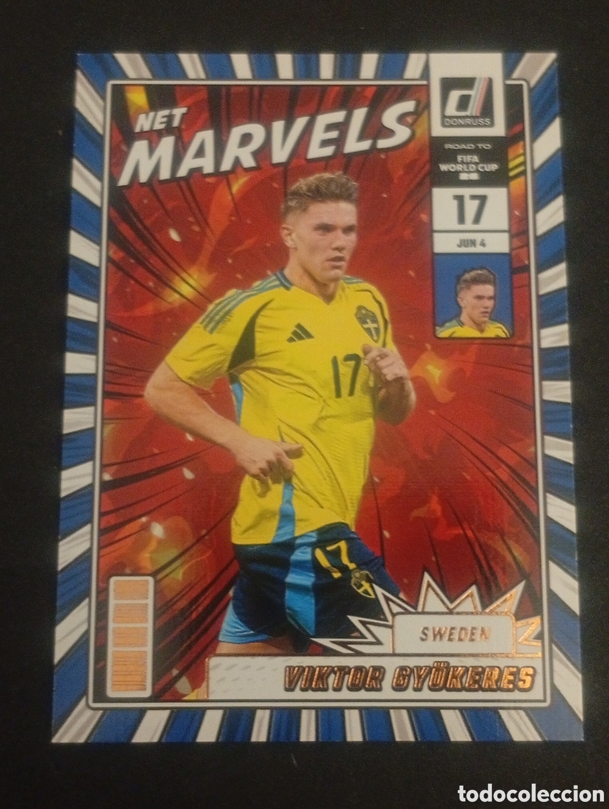 Cromos de f&uacute;tbol: 24 GYOKERES GYOKERES SWEDEN MaRVELS 2026 FIFA WORLD CUP MUNDIAL DONRUSS ROAD CARDS TOPPS