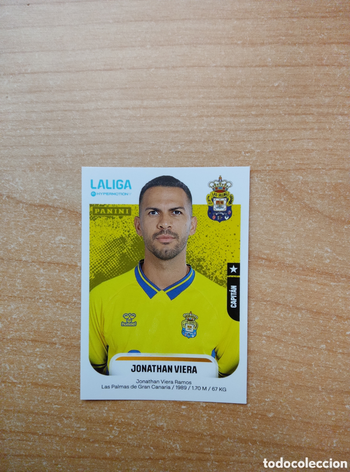 Cromos de f&uacute;tbol: 261 JONATHAN VIERA UD LAS PALMAS LIGA HYPERMOTION 2025 2026