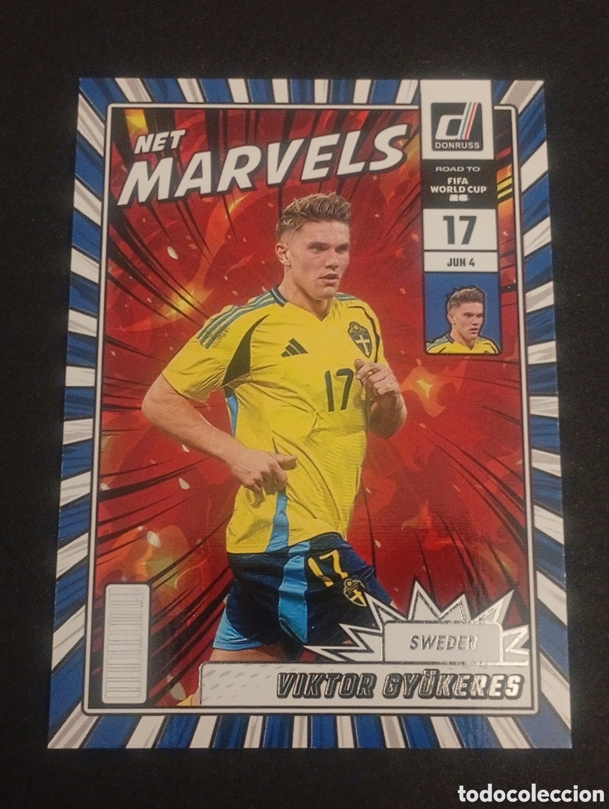 Cromos de f&uacute;tbol: silver 24 GYOKERES GYOKERES SWEDEN MaRVELS 2026 FIFA WORLD CUP MUNDIAL DONRUSS ROAD CARDS TOPPS
