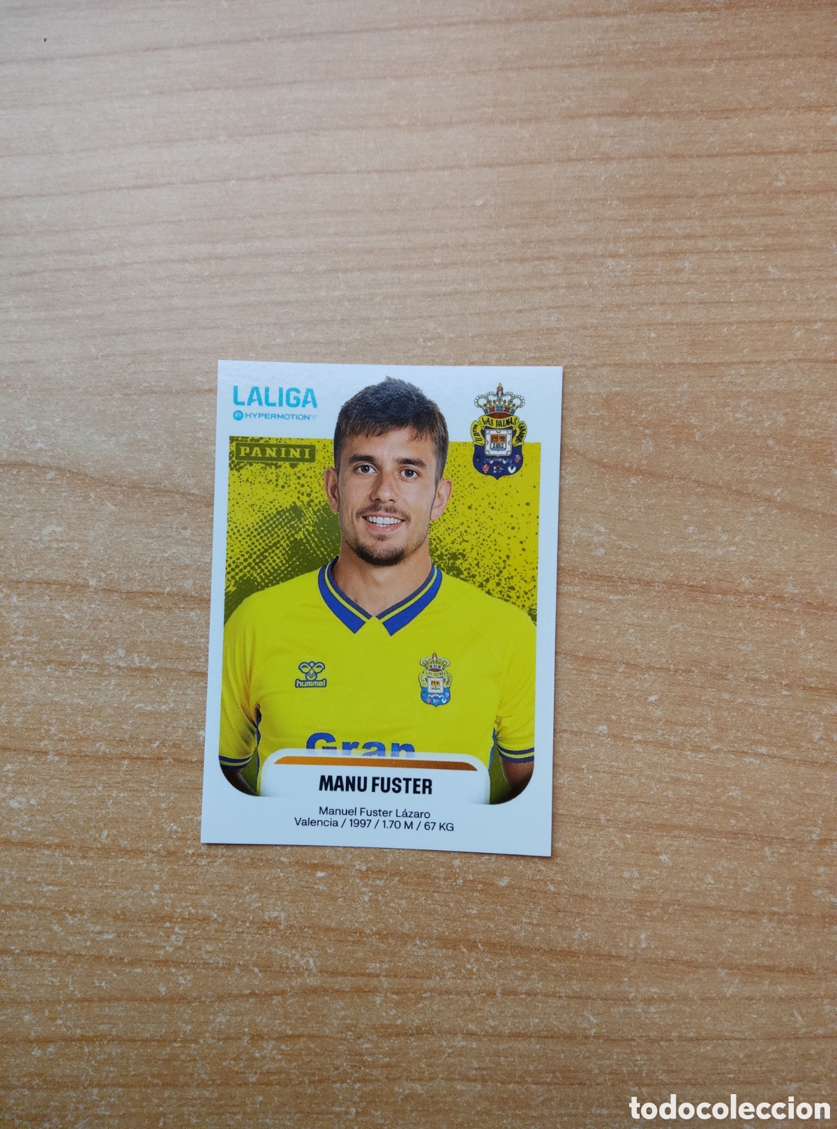 Cromos de f&uacute;tbol: 263 MANU FUSTER UD LAS PALMAS LIGA HYPERMOTION 2025 2026