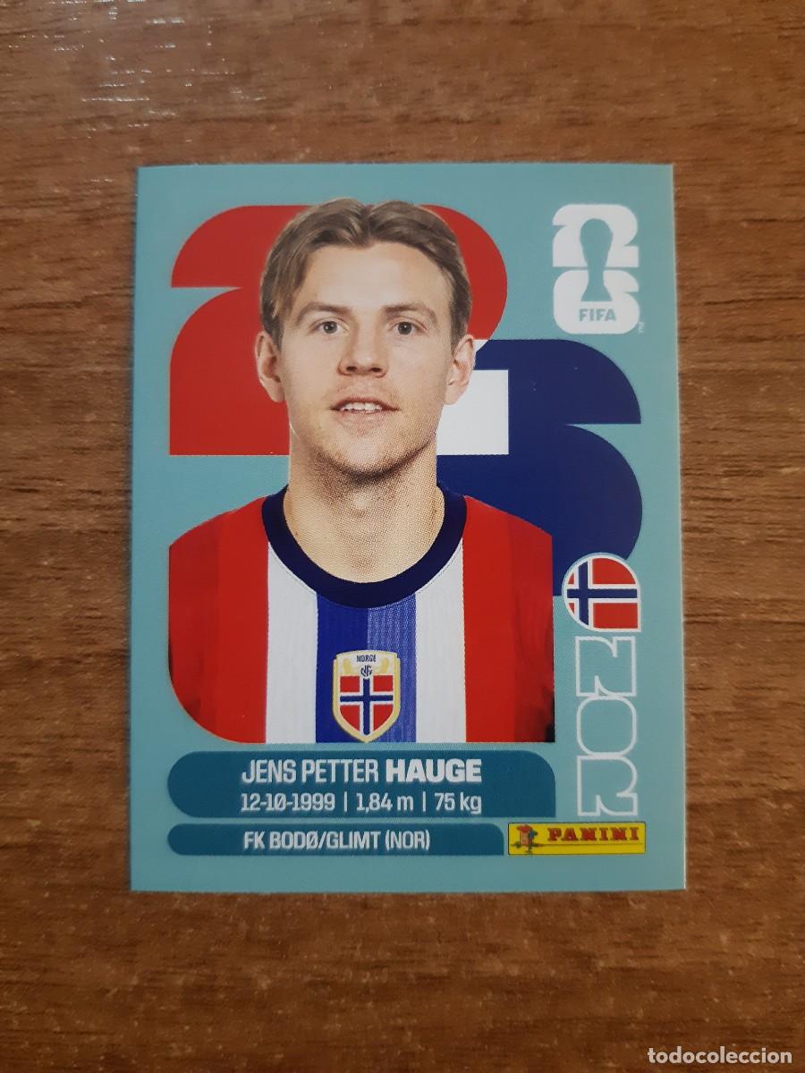 Cromos de f&uacute;tbol: JENS PETTER HAUGE NORUEGA UPDATE SET ACTUALIZACI&Oacute;N MUNDIAL 2026 PANINI STICKERS. NUEVO