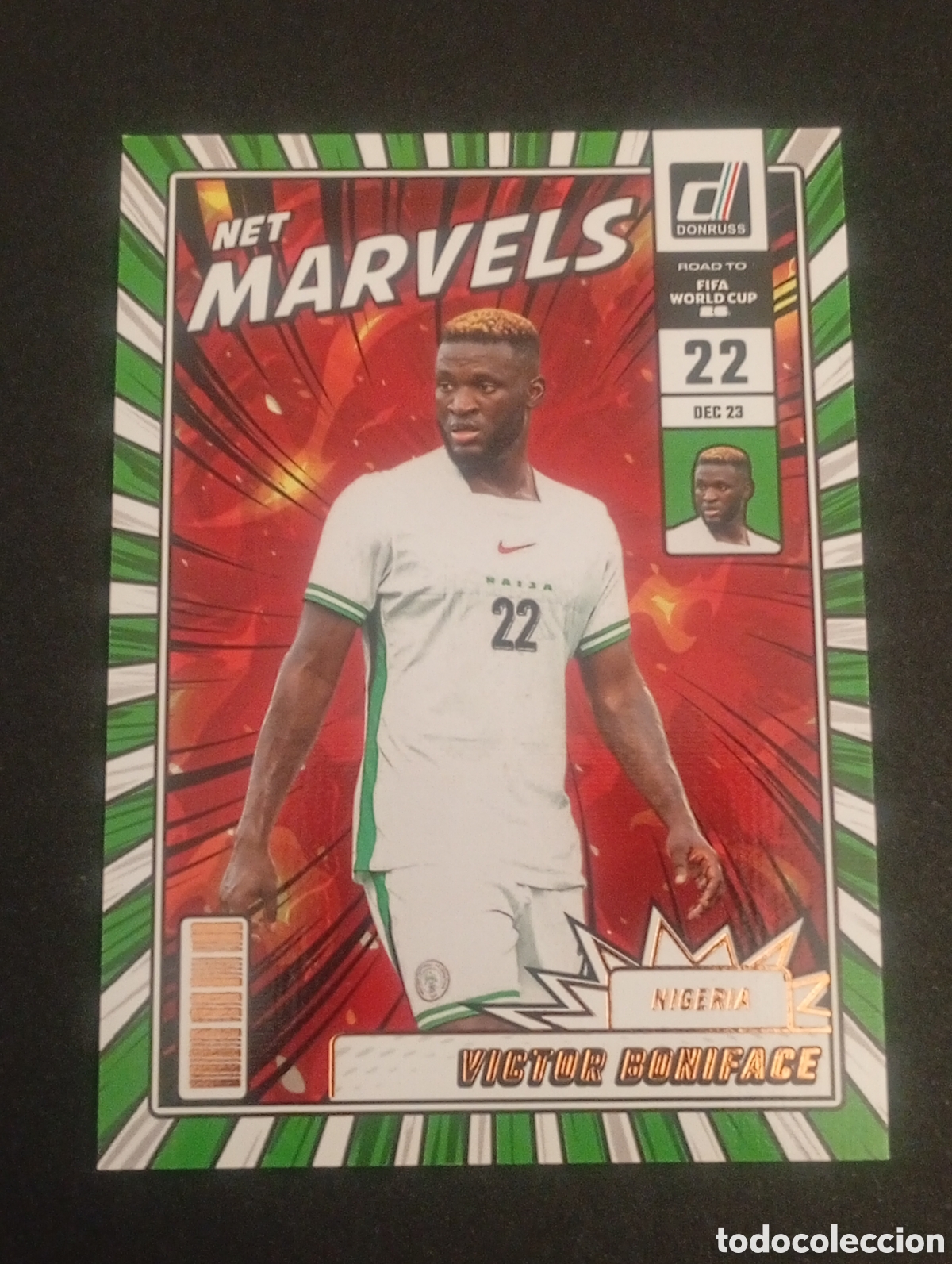 Cromos de f&uacute;tbol: 20 VICTOR BONIFACE NIGERIA MaRVELS 2026 FIFA WORLD CUP MUNDIAL DONRUSS ROAD TOPPS