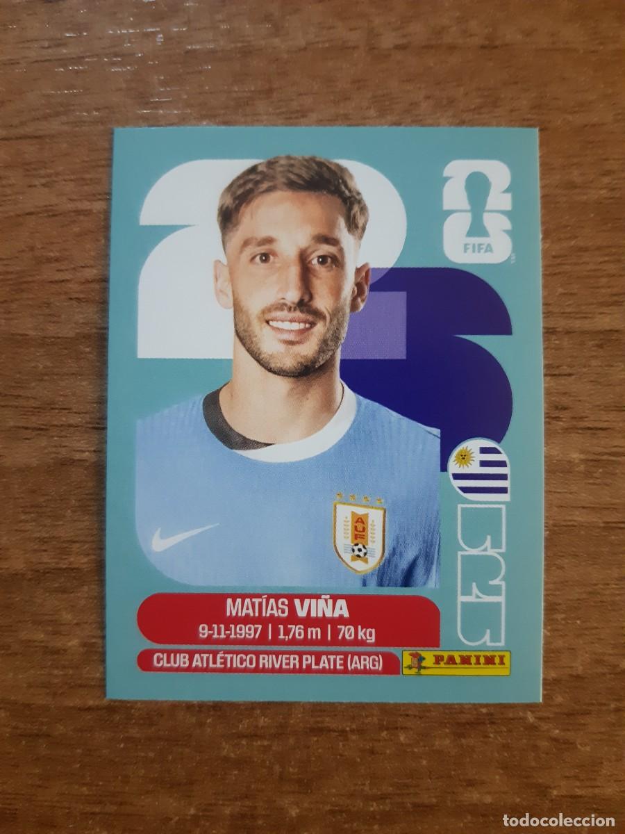 Cromos de f&uacute;tbol: MAT&Iacute;AS VI&Ntilde;A URUGUAY UPDATE SET ACTUALIZACI&Oacute;N MUNDIAL 2026 PANINI STICKERS. NUEVO