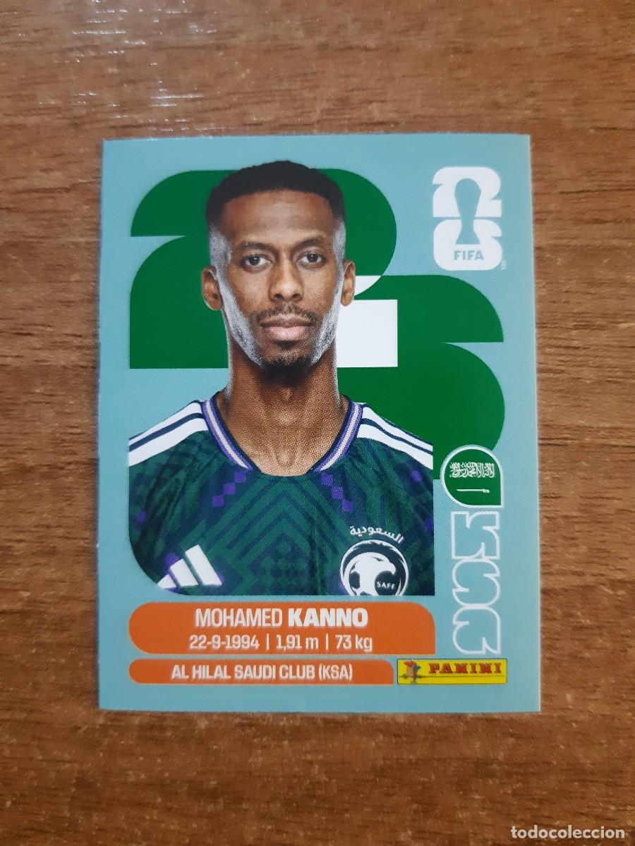 Cromos de f&uacute;tbol: MOHAMED KANNO ARABIA SAUD&Iacute; UPDATE SET ACTUALIZACI&Oacute;N MUNDIAL 2026 PANINI STICKERS. NUEVO