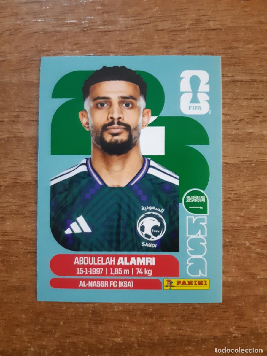 Cromos de f&uacute;tbol: ABDULELAH ALAMRI ARABIA SAUD&Iacute; UPDATE SET ACTUALIZACI&Oacute;N MUNDIAL 2026 PANINI STICKERS. NUEVO