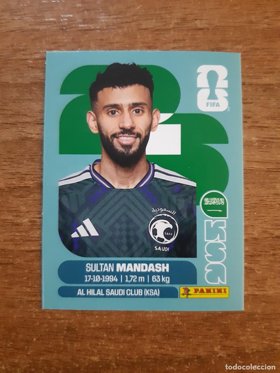 Cromos de f&uacute;tbol: SULTAN MANDASH ARABIA SAUD&Iacute; UPDATE SET ACTUALIZACI&Oacute;N MUNDIAL 2026 PANINI STICKERS. NUEVO