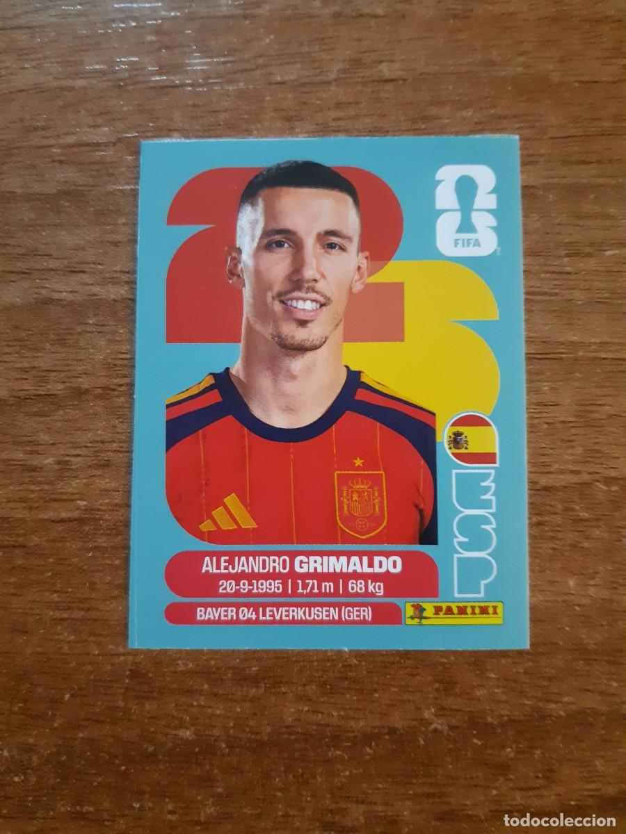 Cromos de f&uacute;tbol: ALEJANDRO GRIMALDO ESPA&Ntilde;A UPDATE SET ACTUALIZACI&Oacute;N MUNDIAL 2026 PANINI STICKERS. NUEVO