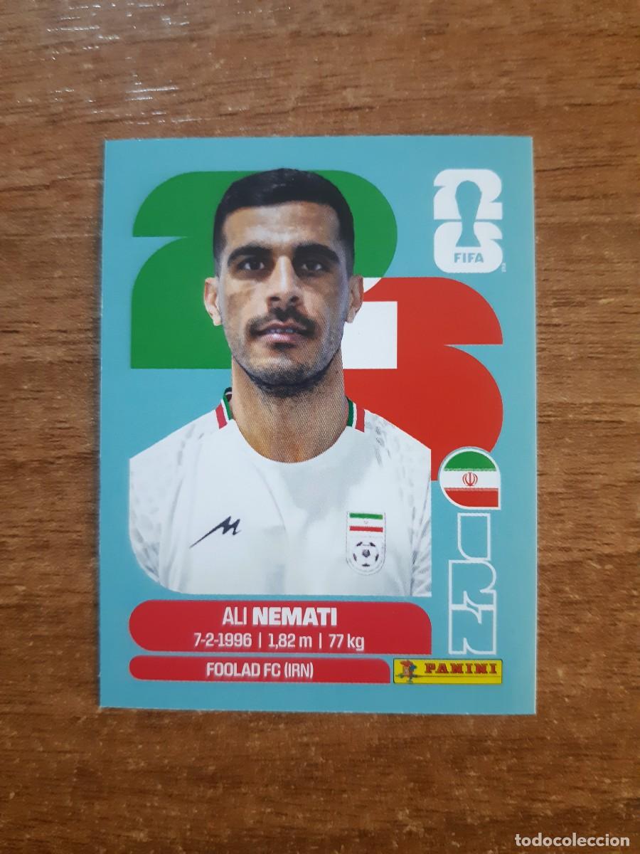 Cromos de f&uacute;tbol: ALI NEMATI IR&Aacute;N UPDATE SET ACTUALIZACI&Oacute;N MUNDIAL 2026 PANINI STICKERS. NUEVO