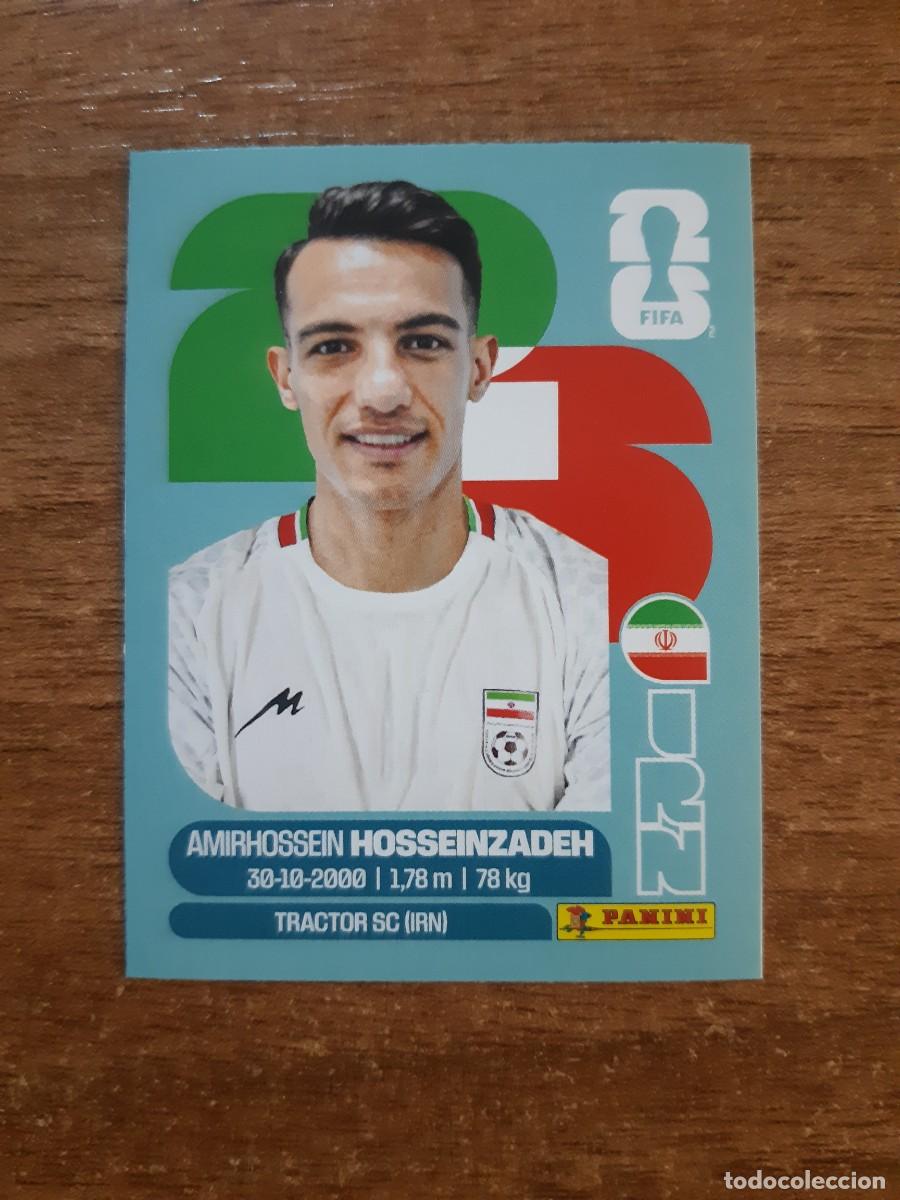 Cromos de f&uacute;tbol: AMIRHOSSEIN HOSSEINZADEH IR&Aacute;N UPDATE SET ACTUALIZACI&Oacute;N MUNDIAL 2026 PANINI STICKERS. NUEVO
