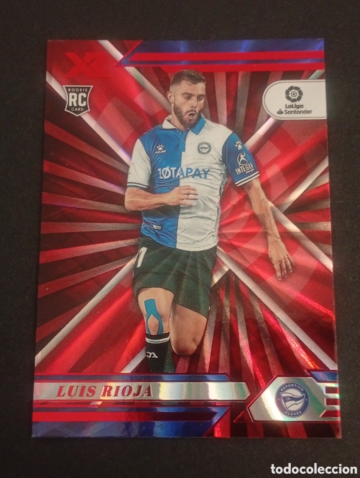 Cromos de f&uacute;tbol: xr red 110 rookie LUIS RIOJA ALAVES PANINI CHRONICLES LA LIGA TOPPS MATCH ATTAX CROMOS SELECT MOSAIC