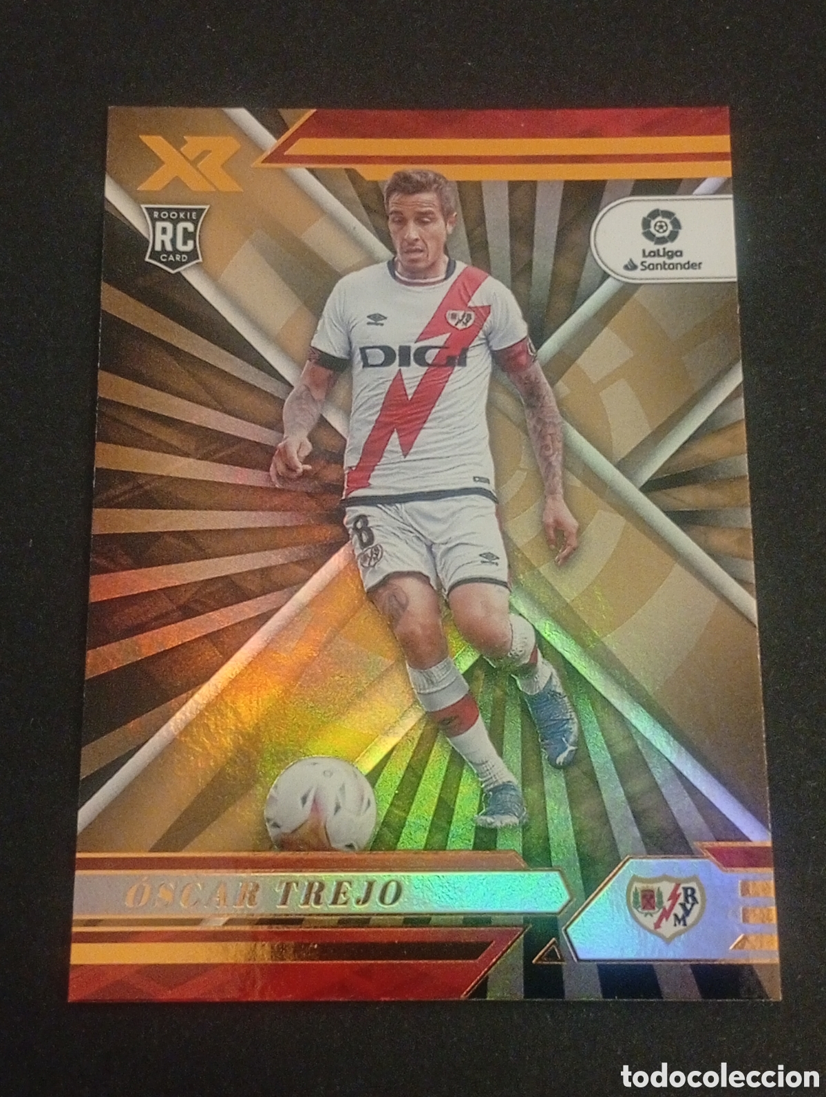 Cromos de f&uacute;tbol: 119 rookie OSCAR TREJO RAYO VALLECANO NINI CHRONICLES LA LIGA TOPPS MATCH ATTAX CROMOS SELECT MOSAIC