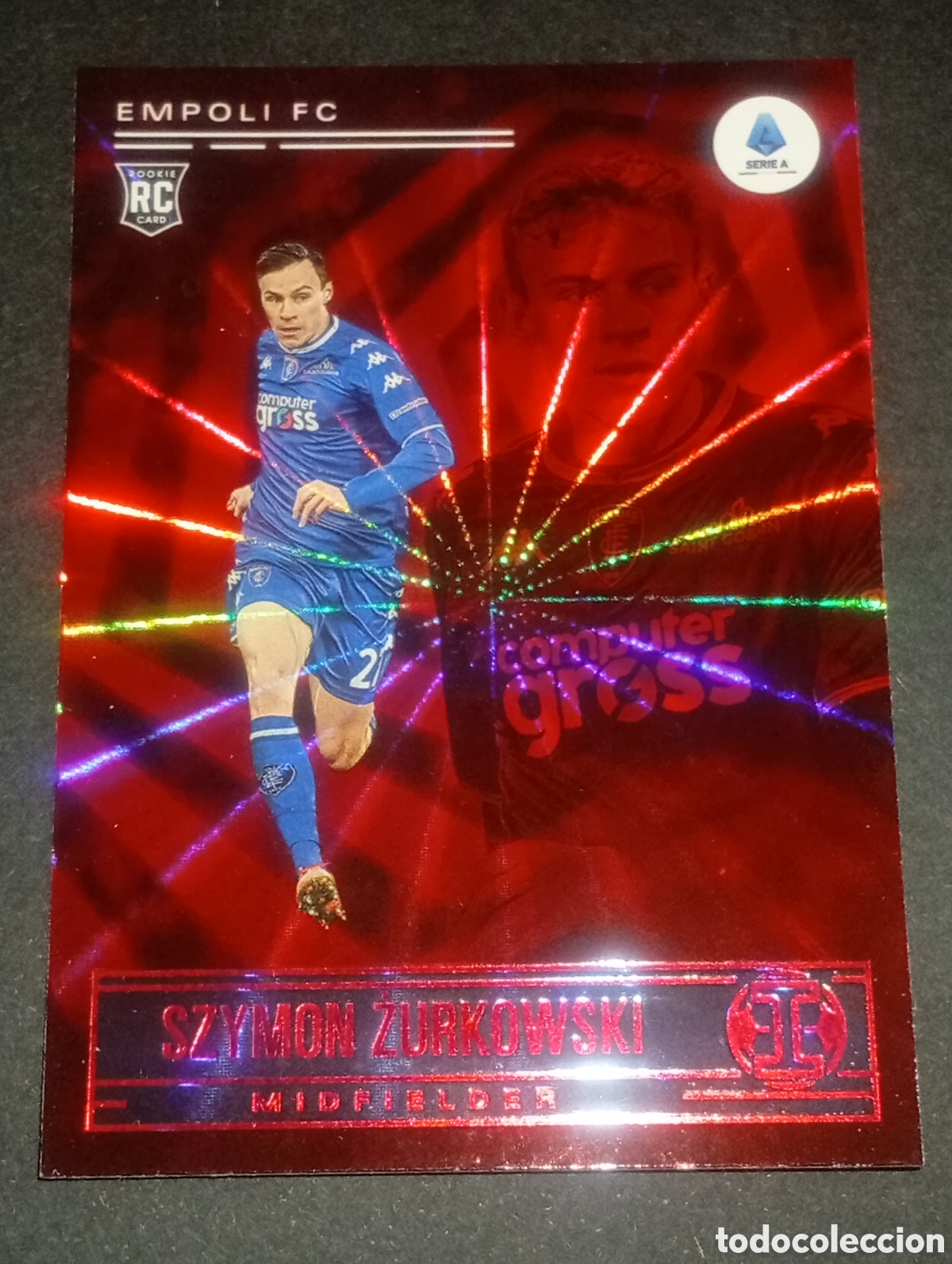 Cromos de f&uacute;tbol: paralela laser rookie 52 ZURKOWSKI EMPOLI PANINI CHRONICLES 2021 2022 21 22 SERIE A ITALY ILLUSIONS