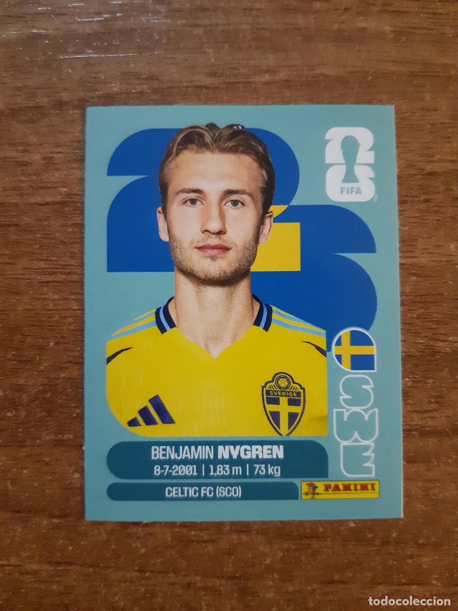 Cromos de f&uacute;tbol: BENJAMIN NYGREN SUECIA UPDATE SET ACTUALIZACI&Oacute;N MUNDIAL 2026 PANINI STICKERS. NUEVO