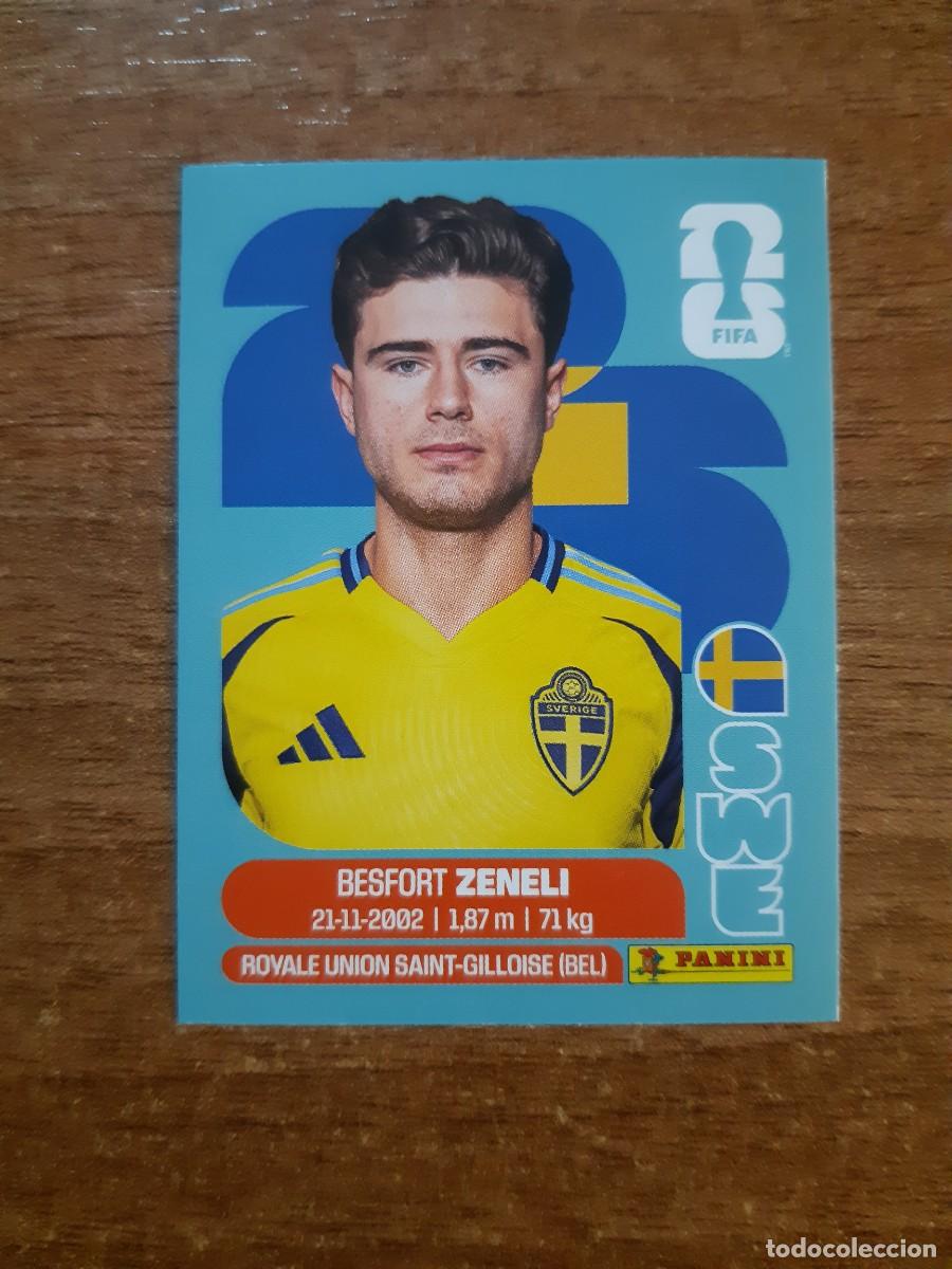 Cromos de f&uacute;tbol: BESFORT ZENELI SUECIA UPDATE SET ACTUALIZACI&Oacute;N MUNDIAL 2026 PANINI STICKERS. NUEVO