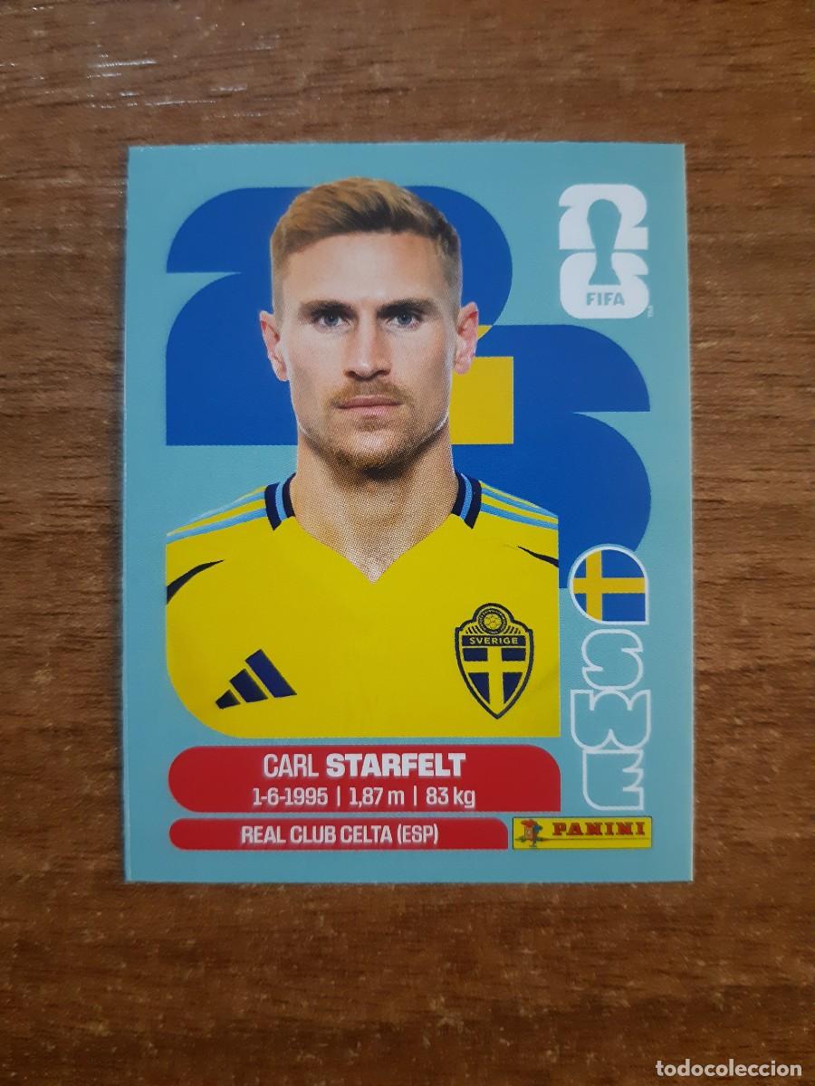 Cromos de f&uacute;tbol: CARL STARFELT SUECIA UPDATE SET ACTUALIZACI&Oacute;N MUNDIAL 2026 PANINI STICKERS. NUEVO
