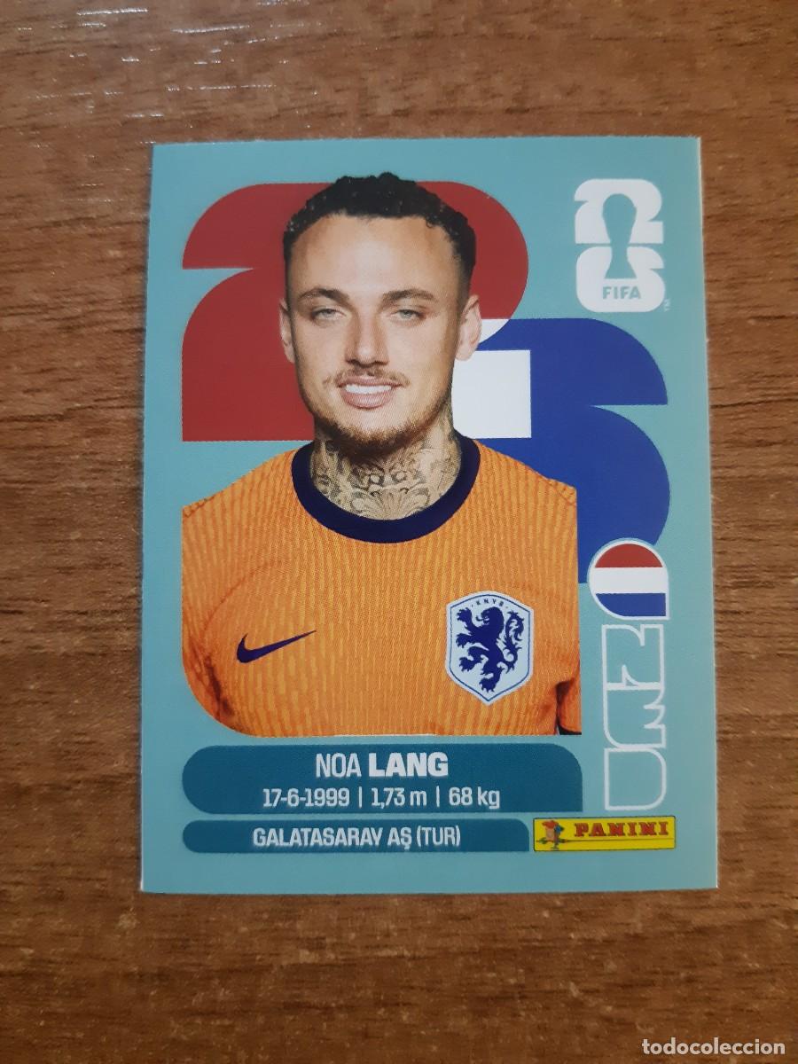 Cromos de f&uacute;tbol: NOA LANG HOLANDA PA&Iacute;SES BAJOS DATE SET ACTUALIZACI&Oacute;N MUNDIAL 2026 PANINI STICKERS. NUEVO
