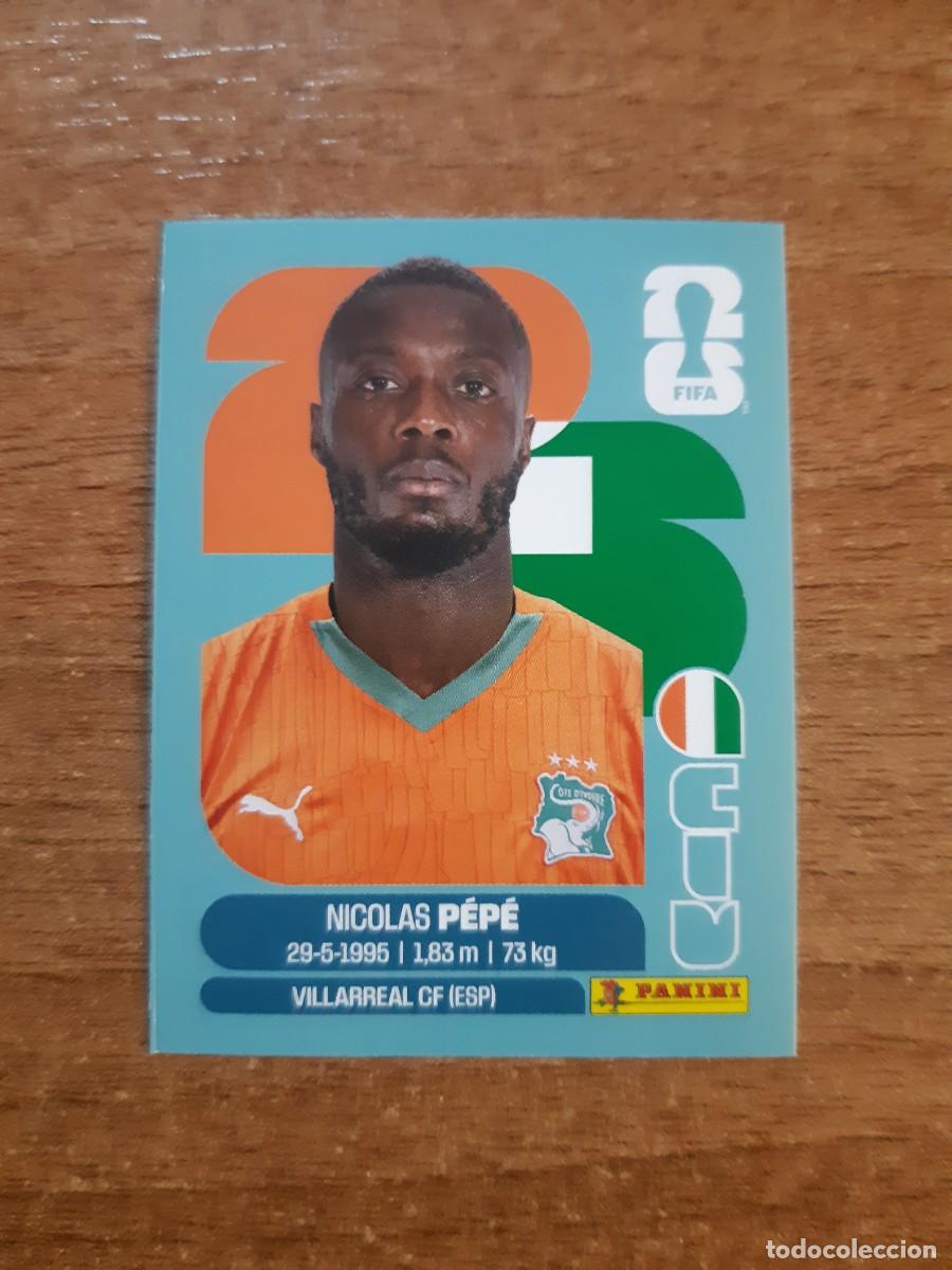 Cromos de f&uacute;tbol: NICOLAS PEP&Eacute; COSTA DE MARFIL UPDATE SET ACTUALIZACI&Oacute;N MUNDIAL 2026 PANINI STICKERS. NUEVO